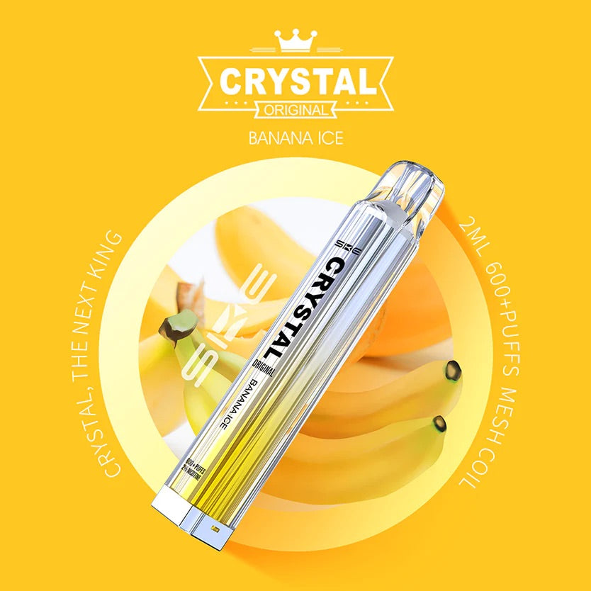 SKE Crystal Bar 600 Puffs Disposable Vape Box Of 10