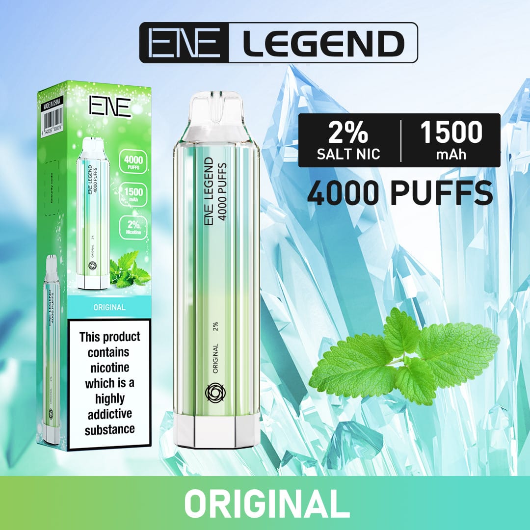 Elux ENE Legend 4000 Puffs Disposable Vape Box of 10