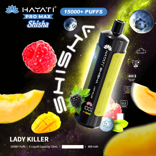 Hayati Shisha 15000 Puffs Disposable Vape