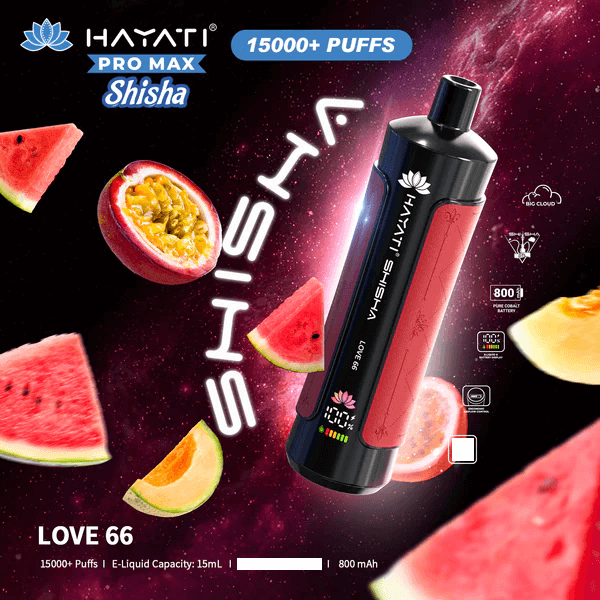 Hayati Shisha 15000 Puffs Disposable Vape