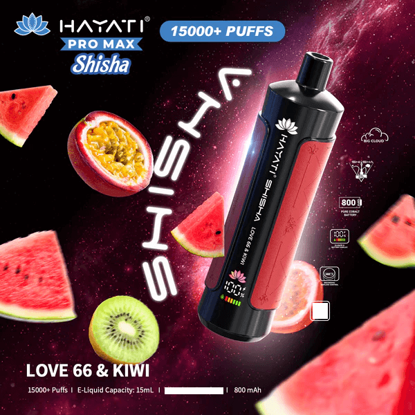 Hayati Shisha 15000 Puffs Disposable Vape