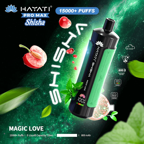 Hayati Shisha 15000 Puffs Disposable Vape