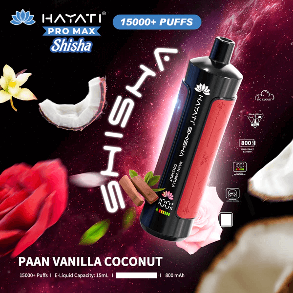 Hayati Shisha 15000 Puffs Disposable Vape