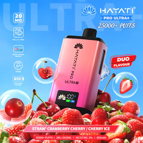 Hayati Pro Ultra Plus 25000 Puffs Disposable Vape