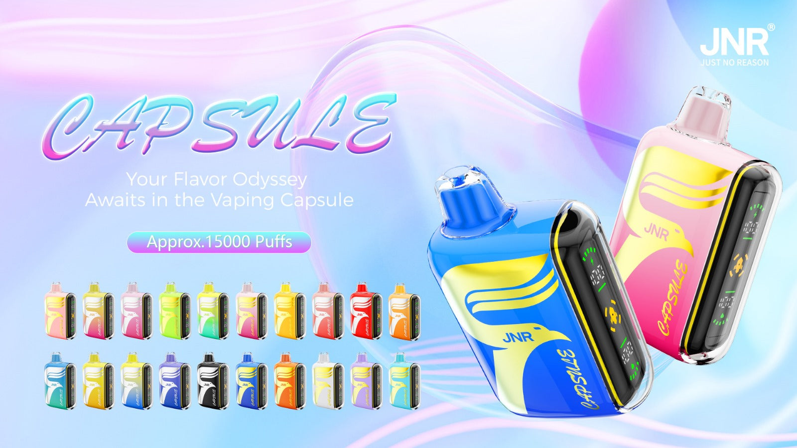 JNR Digital Box Capsule 15000 Puffs (Box of 10)