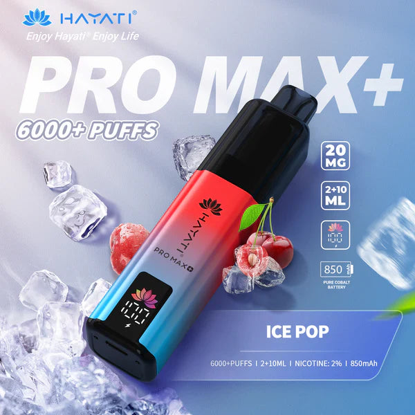 Hayat Pro Max+ 6000 Puffs Disposable Vape (Box of 10)