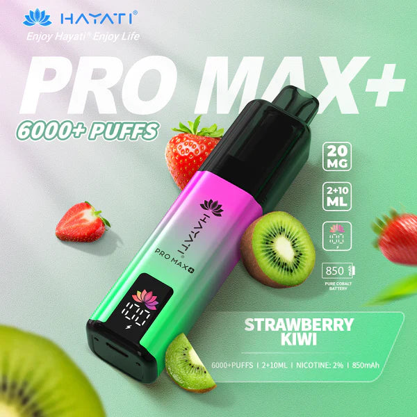 Hayat Pro Max+ 6000 Puffs Disposable Vape (Box of 10)