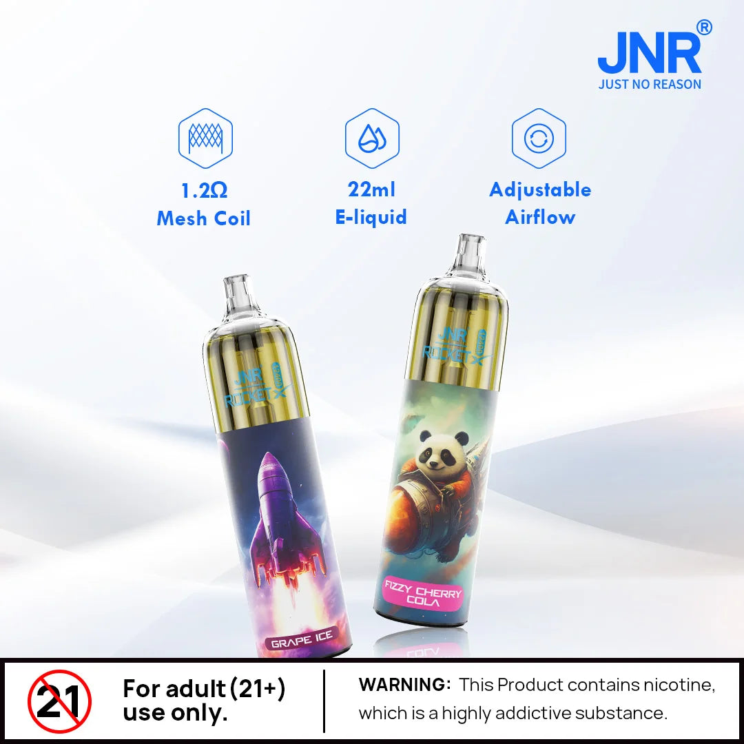 JNR Rocket X 12400 Puffs Disposable Vape (Box of 10)