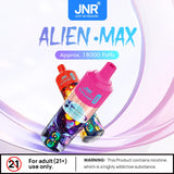 JNR Alien Max 18000 Puffs Disposable Vape (Box of 10)