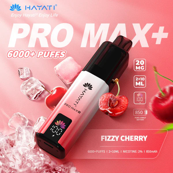 Hayat Pro Max+ 6000 Puffs Disposable Vape (Box of 10)